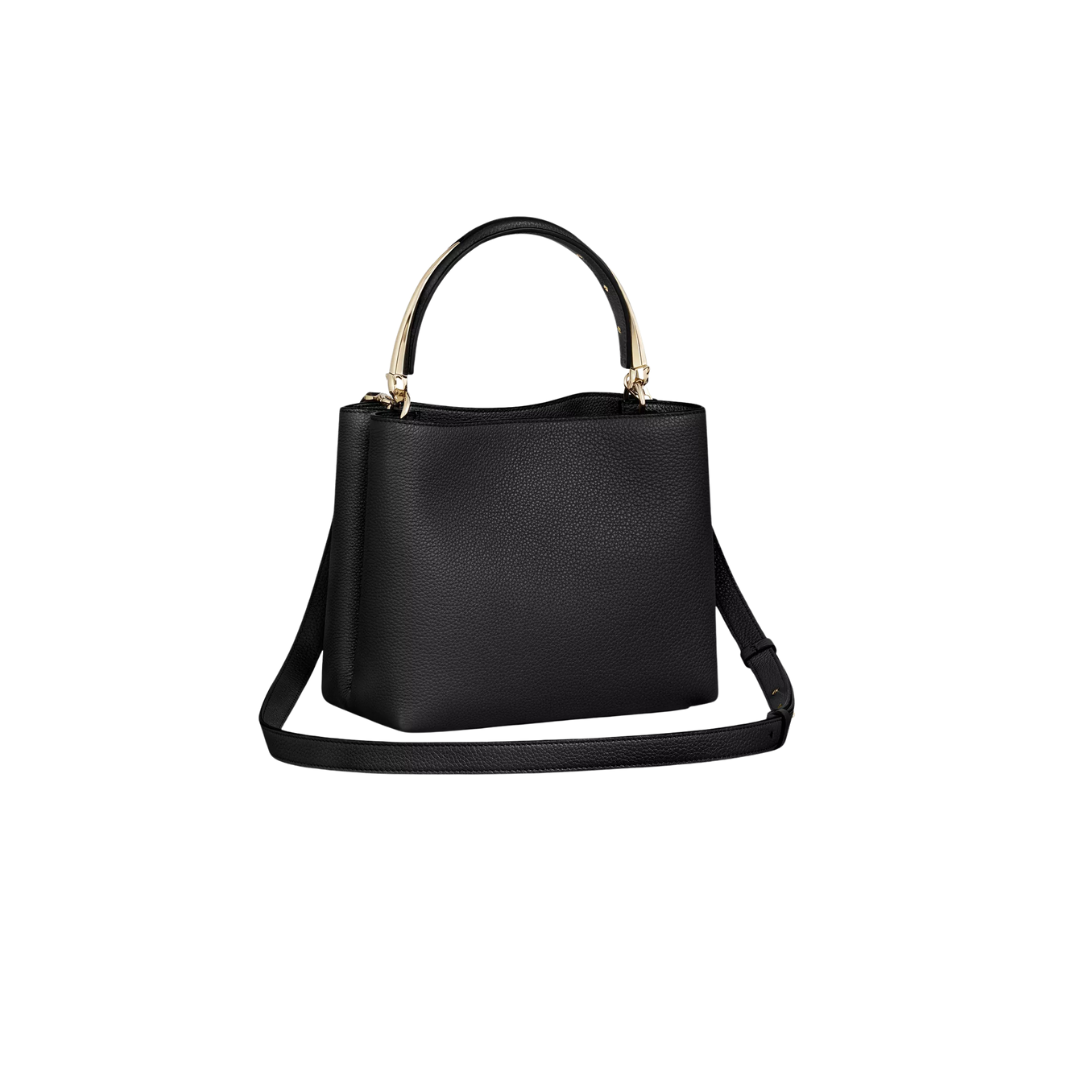 Black leather Panthere Bag BN