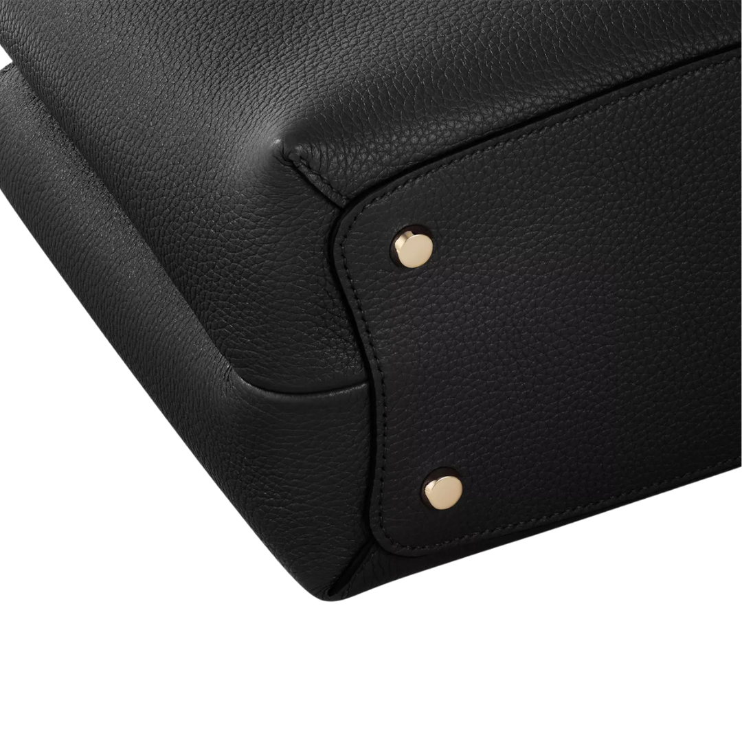 Black leather Panthere Bag BN