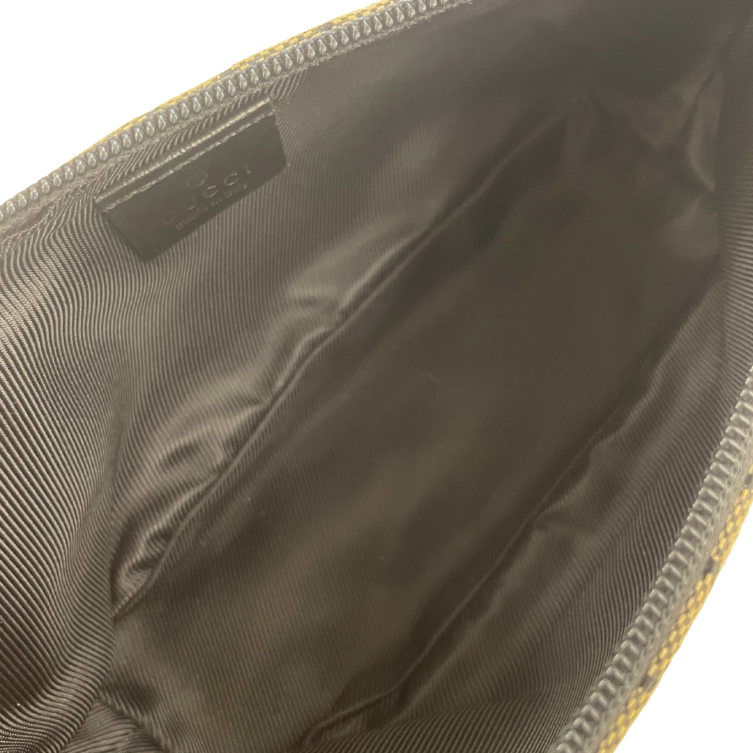 Abbey Monogram Cloth Shoulder Bag