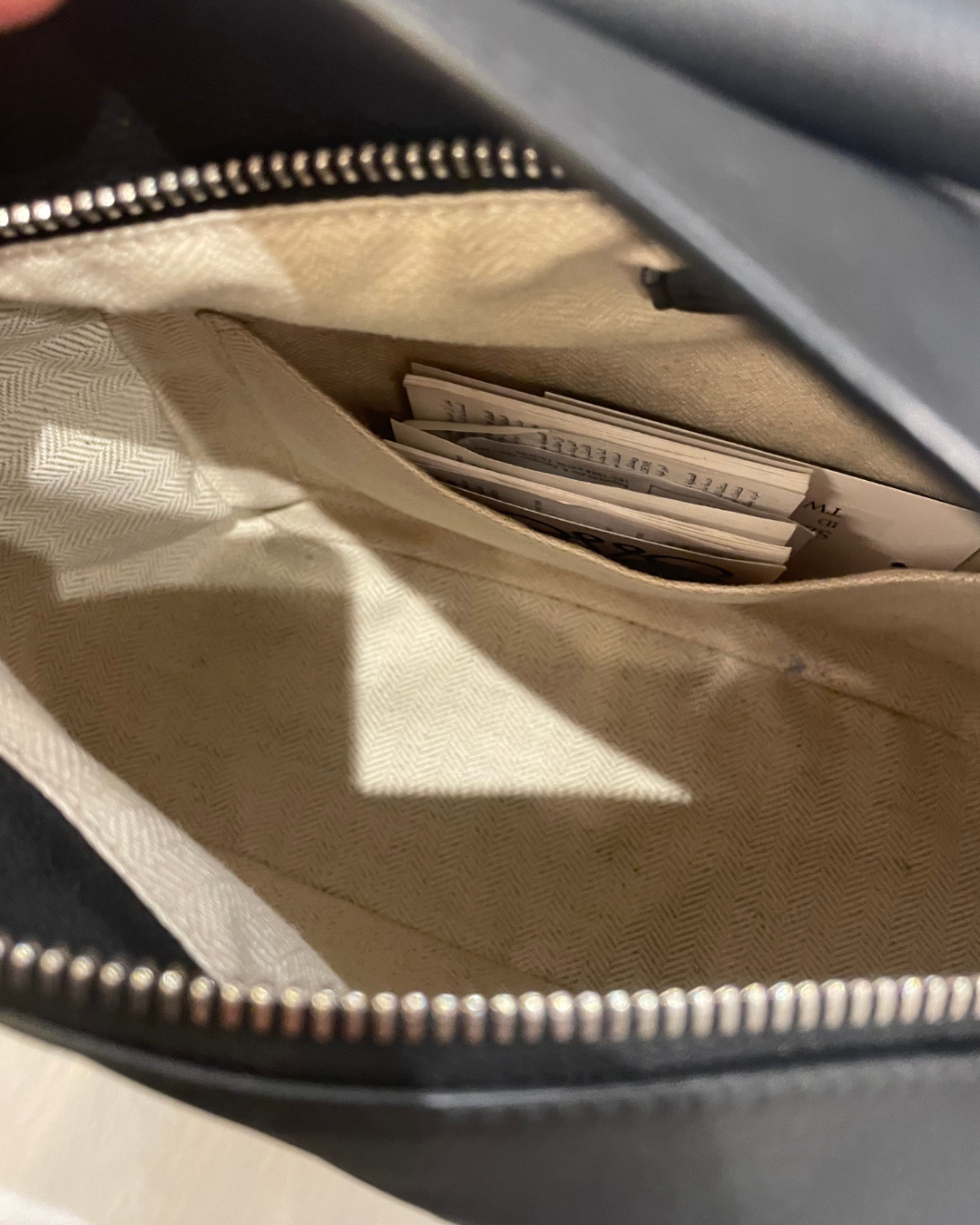 Black Small Featherlight Puzzle Bag