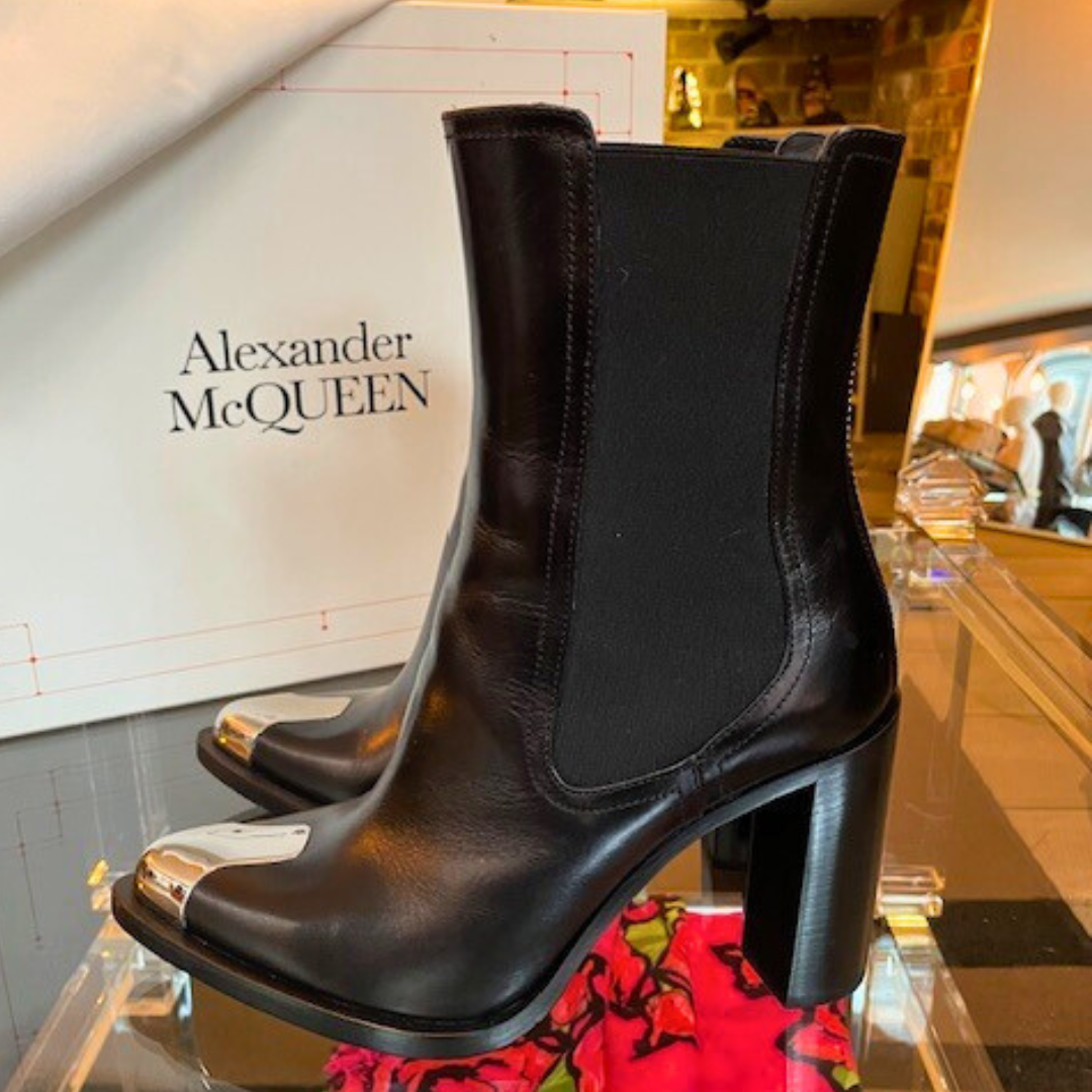 Black Punk Chelsea Boot