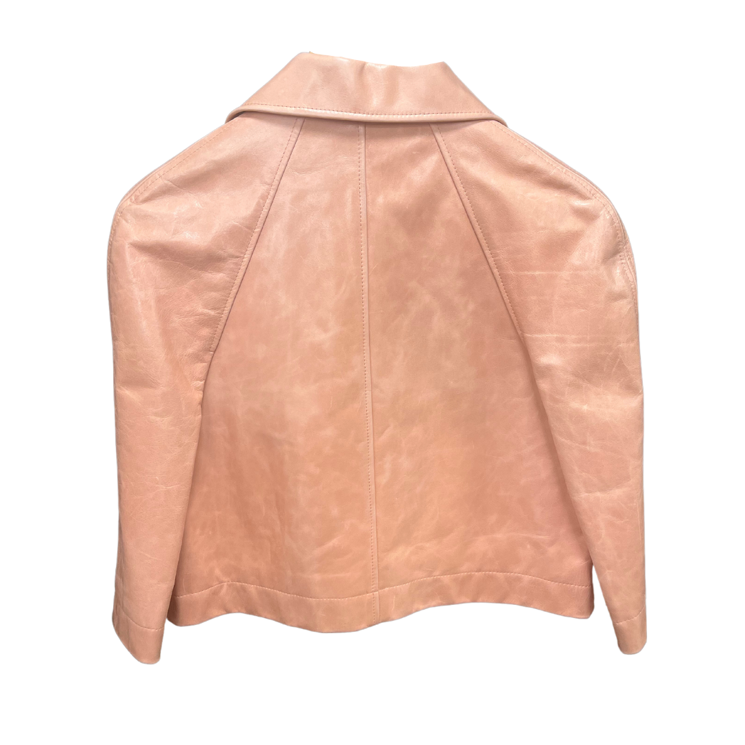 Pink Leather Jacket