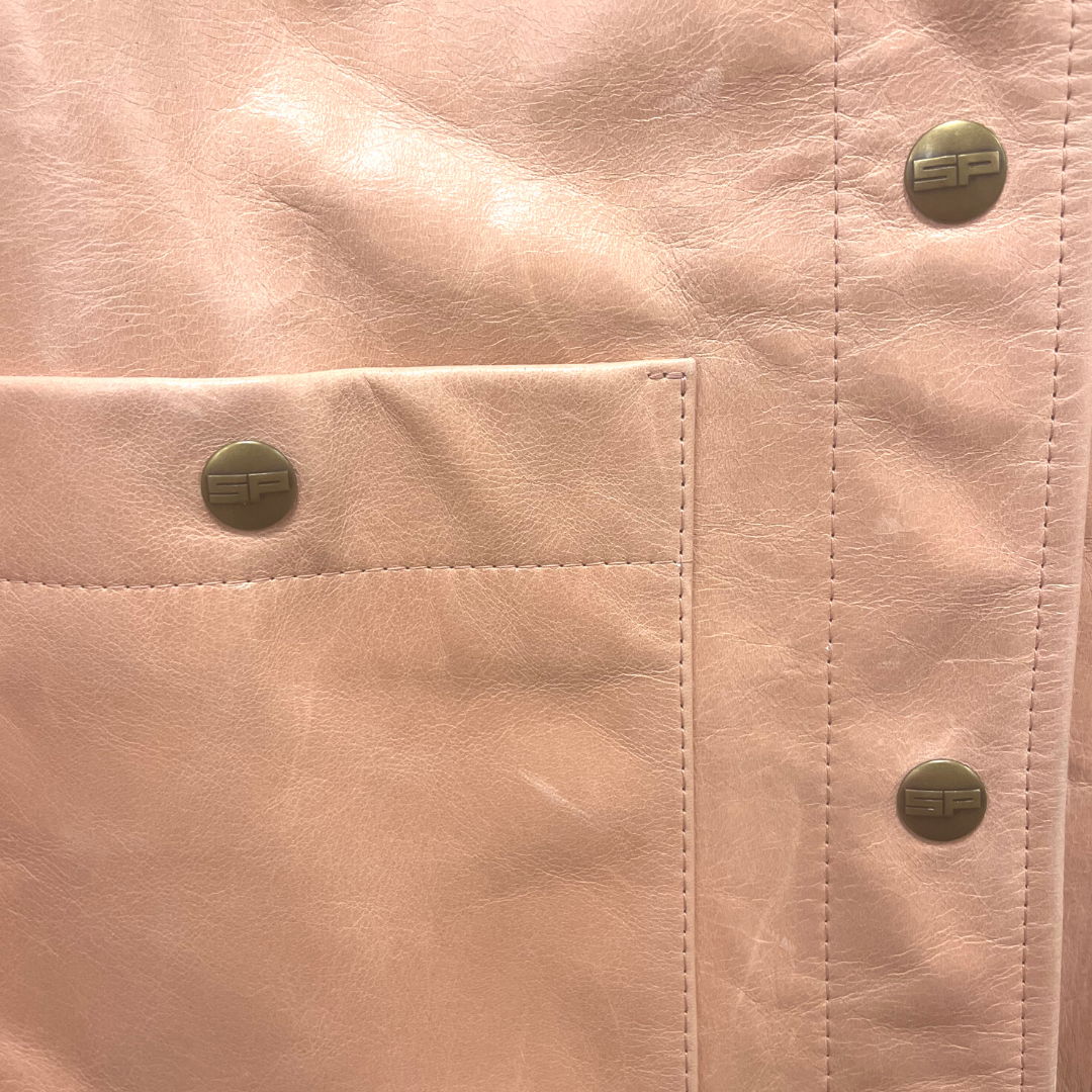 Pink Leather Jacket