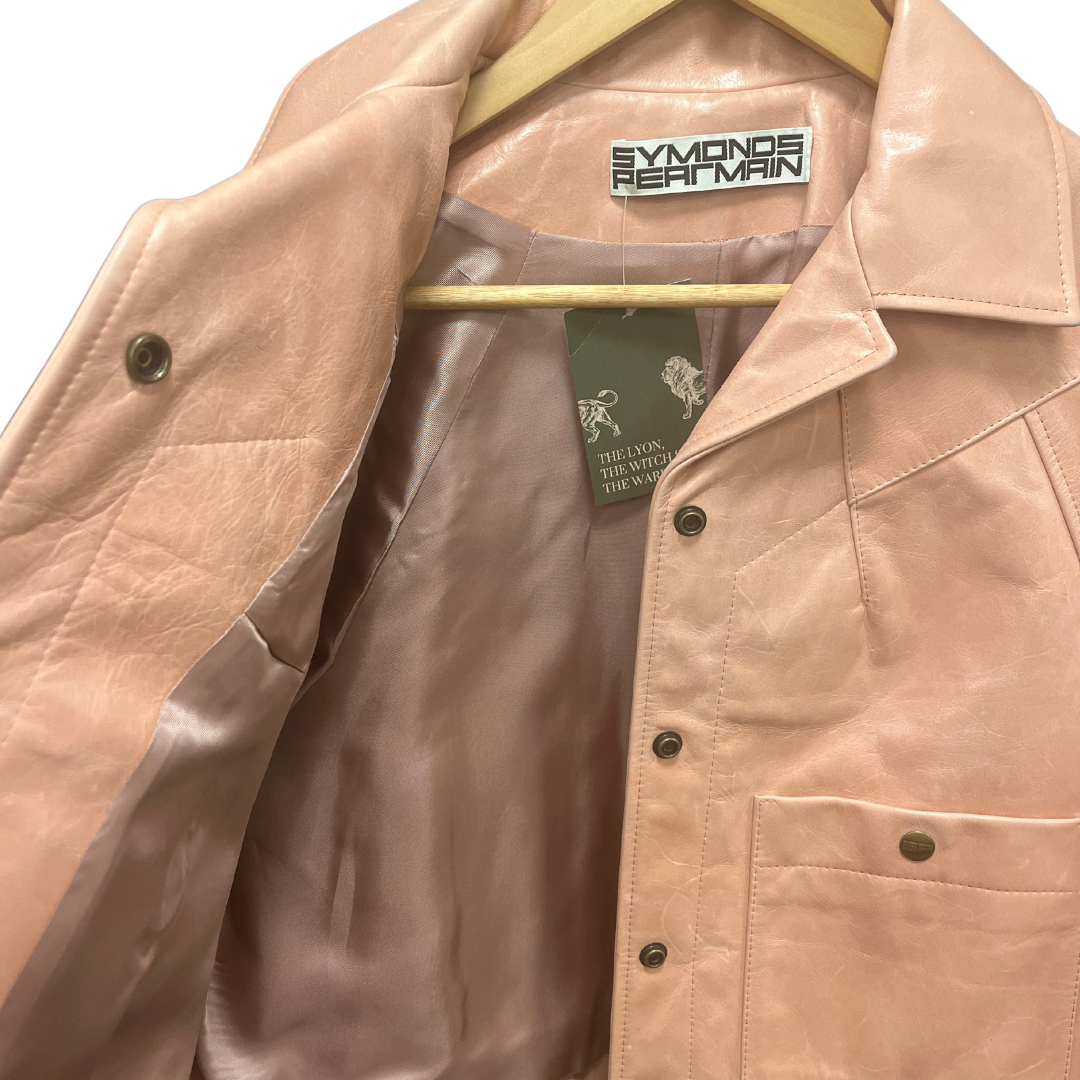 Pink Leather Jacket