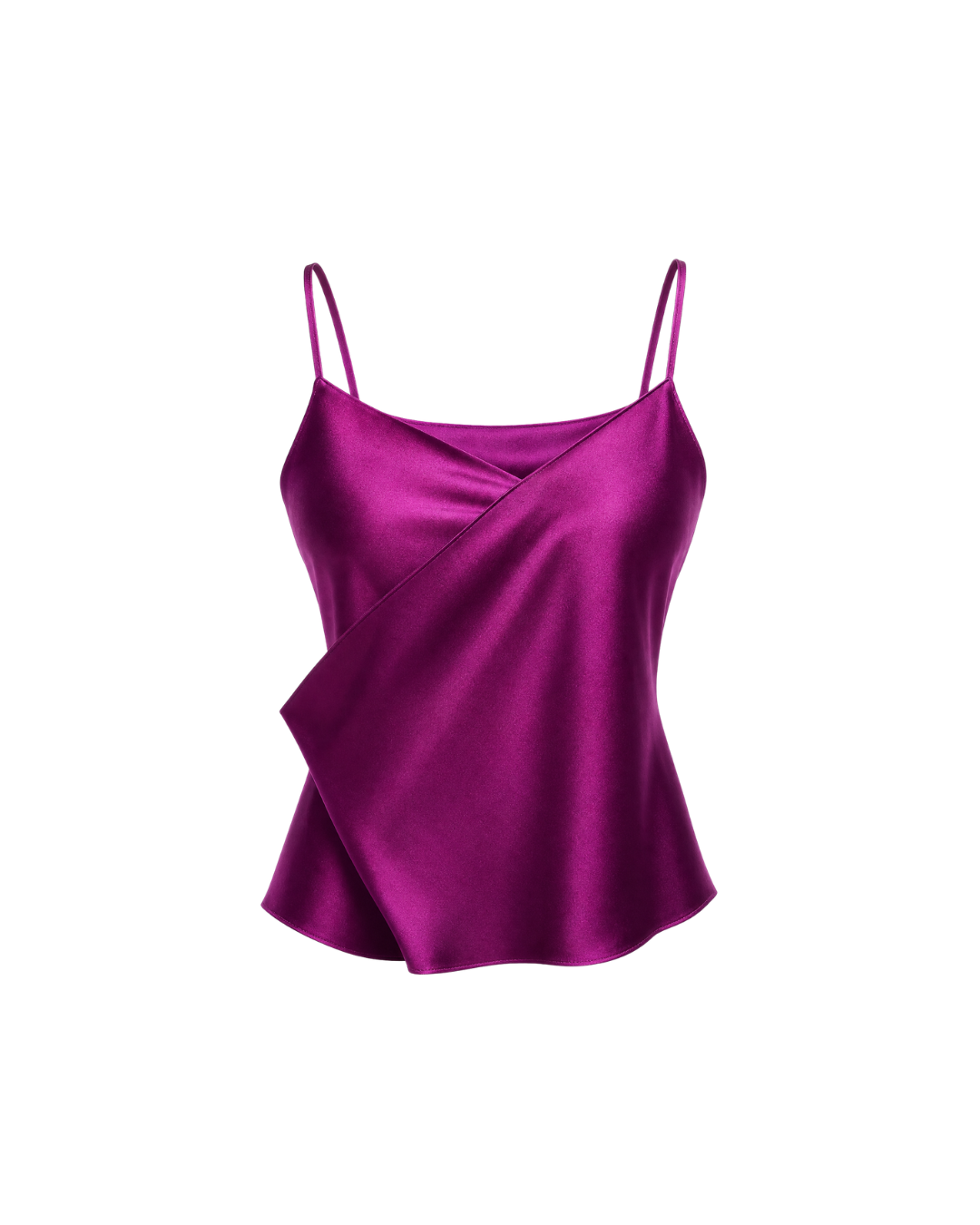 Cerise Pink Asymmetric Camisole