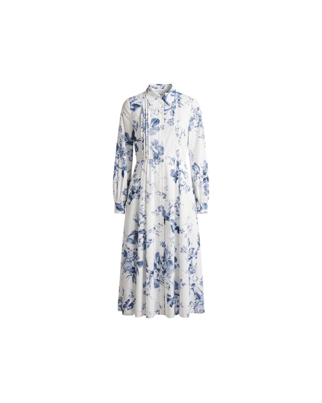 Blue & White Floral Kendrick Dress