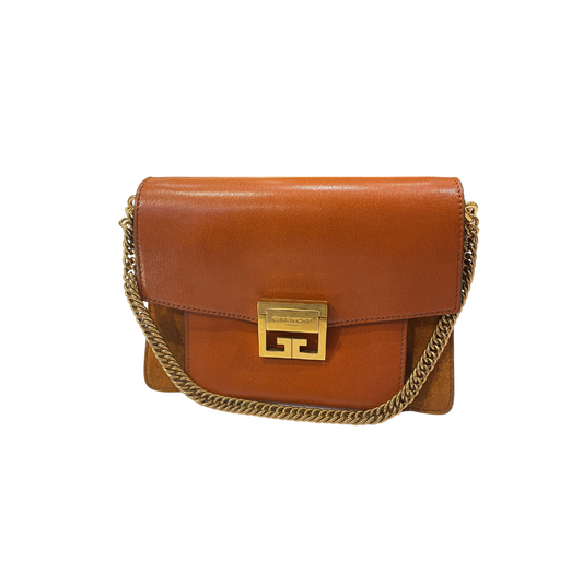 GV3 Small Chestnut Leather/suede Bag