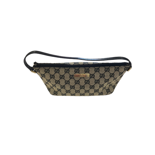 Abbey Monogram Cloth Shoulder Bag
