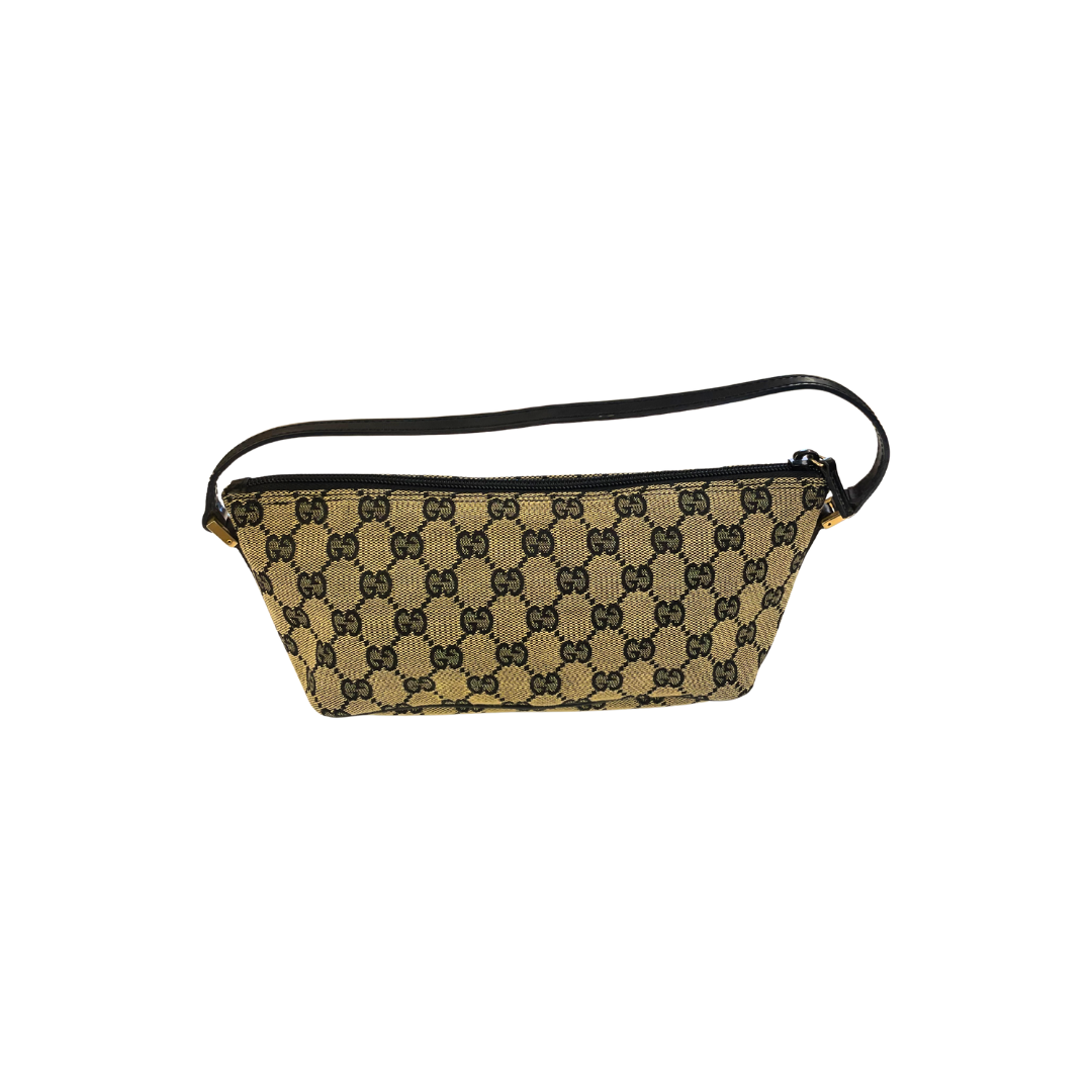 Abbey Monogram Cloth Shoulder Bag