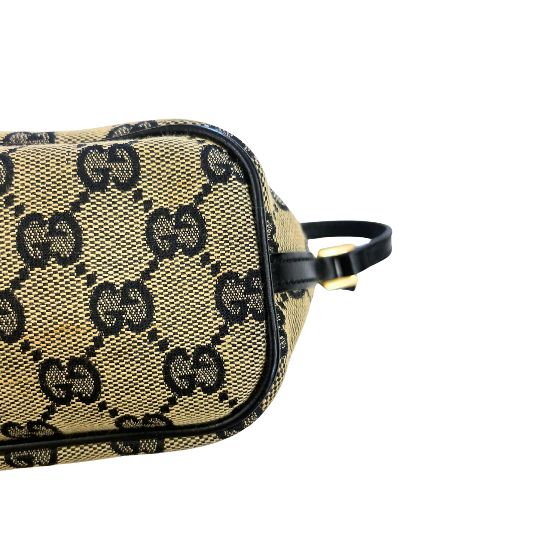 Abbey Monogram Cloth Shoulder Bag