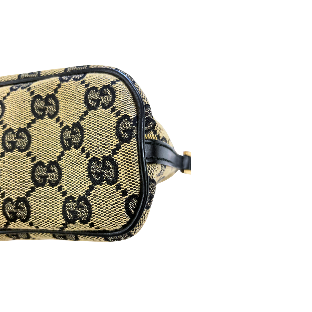 Abbey Monogram Cloth Shoulder Bag