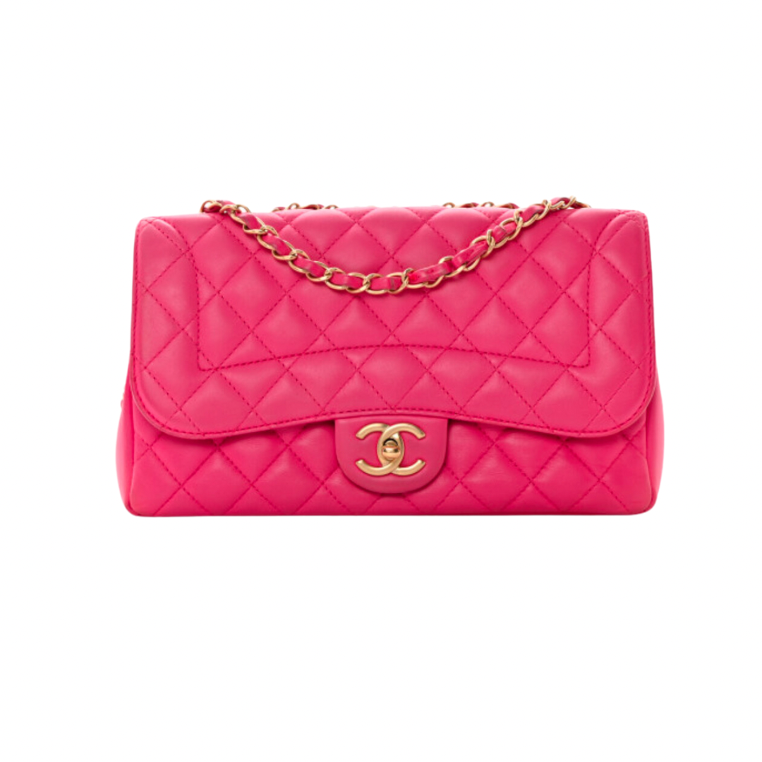 Mademoiselle Chic Flap Pink lambskin 2016