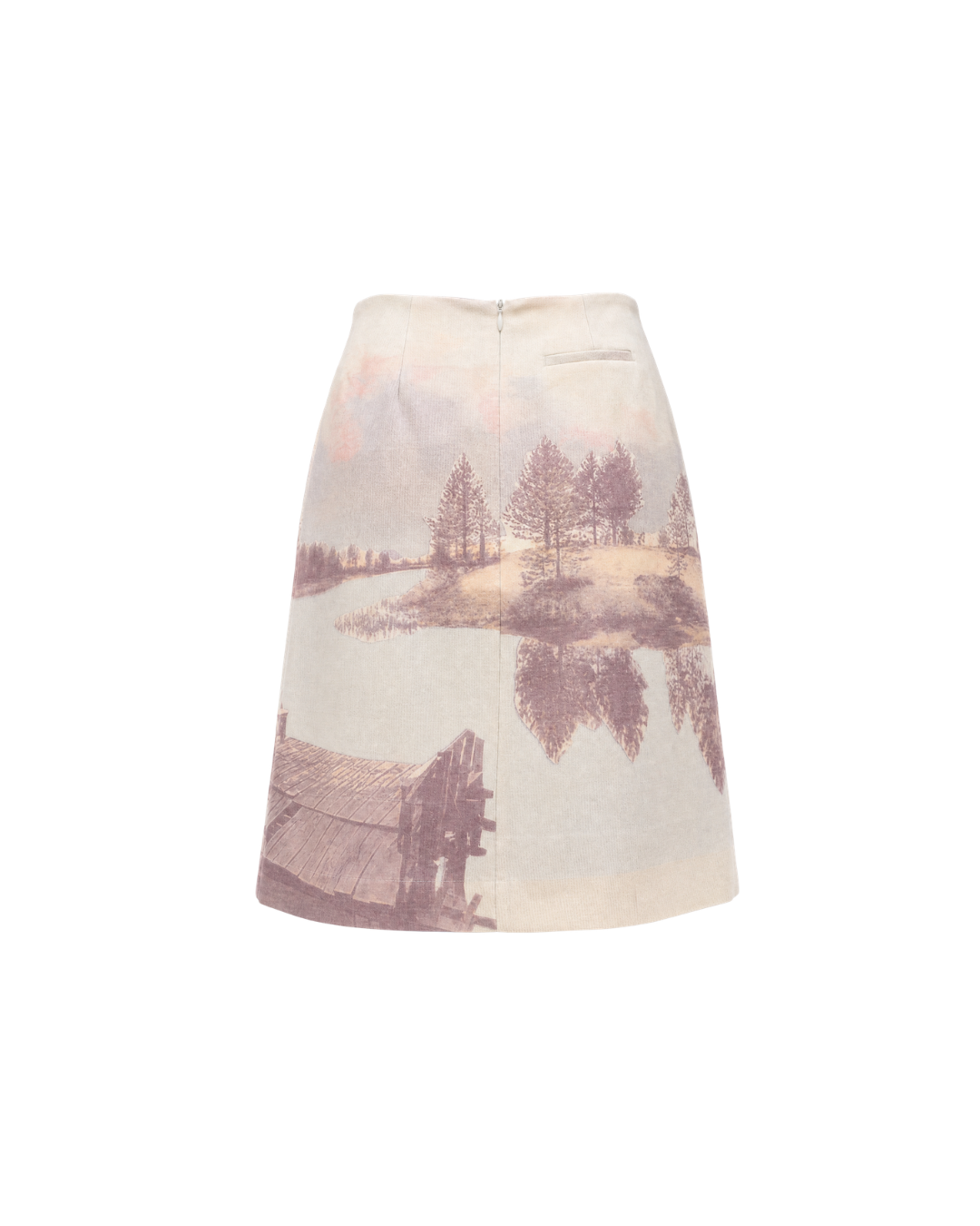 Pirelli Box Pleat Midi Skirt