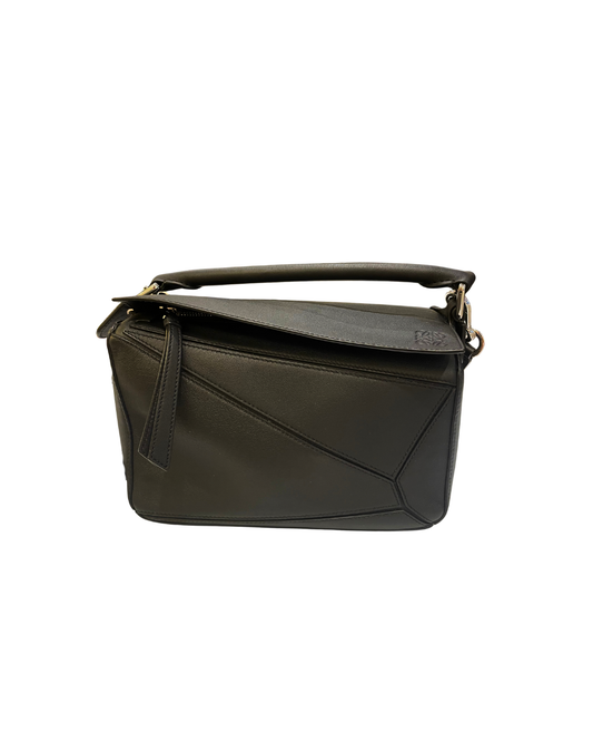 Black Small Featherlight Puzzle Bag