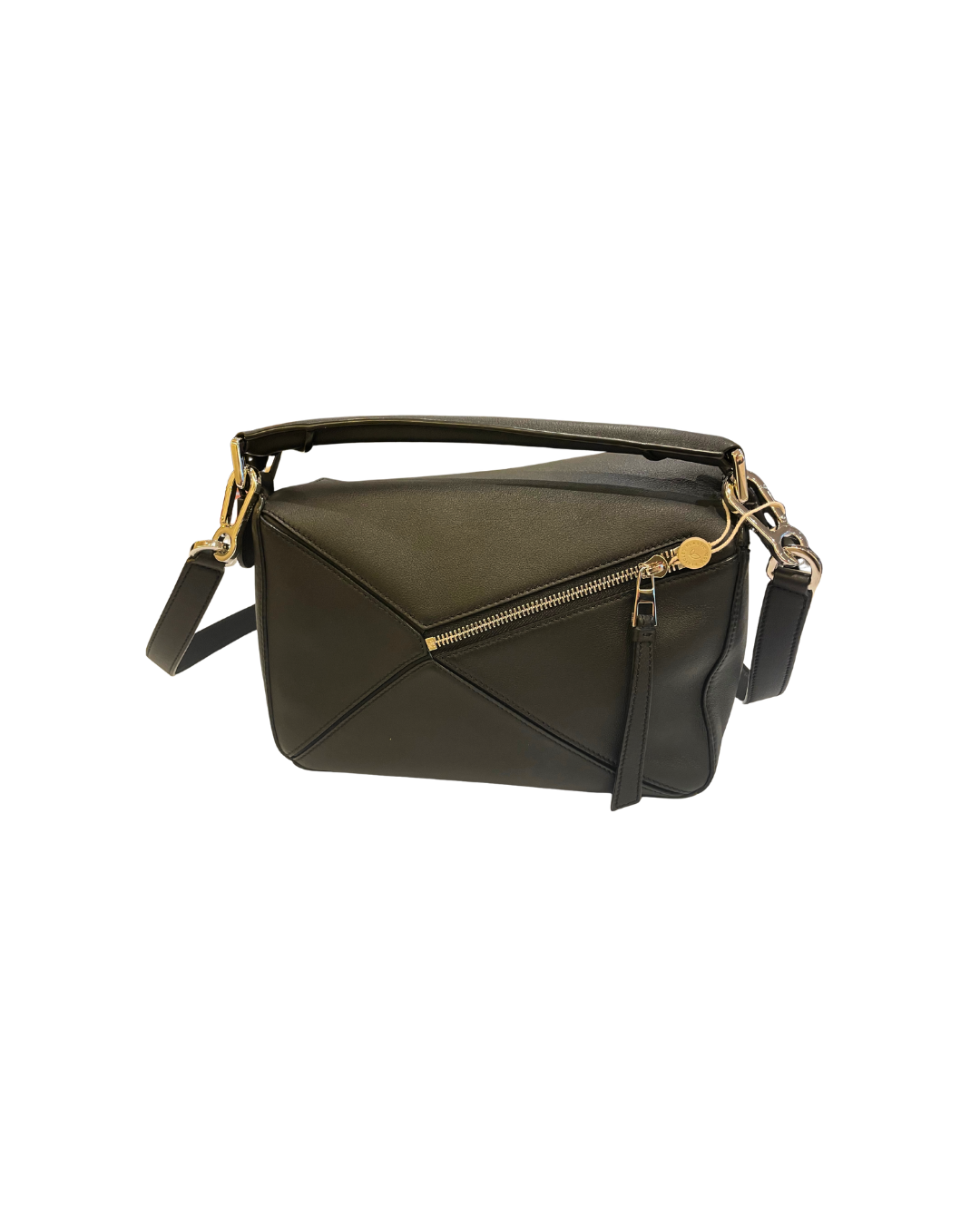 Black Small Featherlight Puzzle Bag