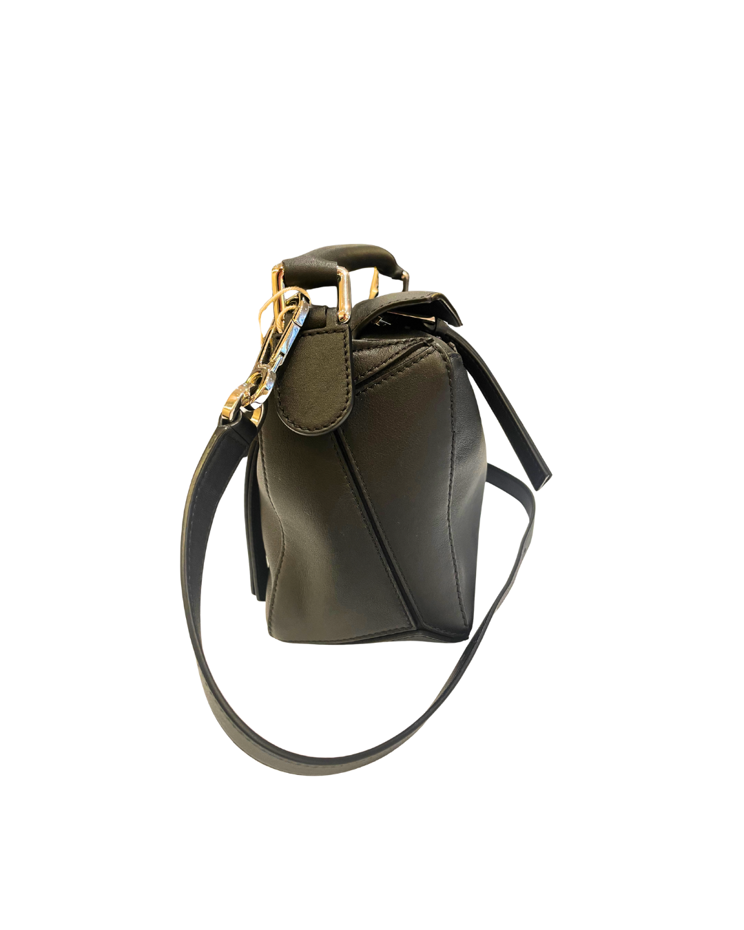 Black Small Featherlight Puzzle Bag