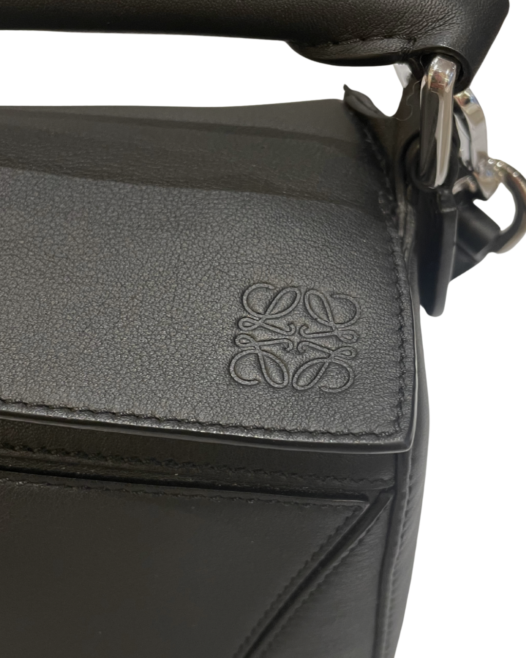 Black Small Featherlight Puzzle Bag