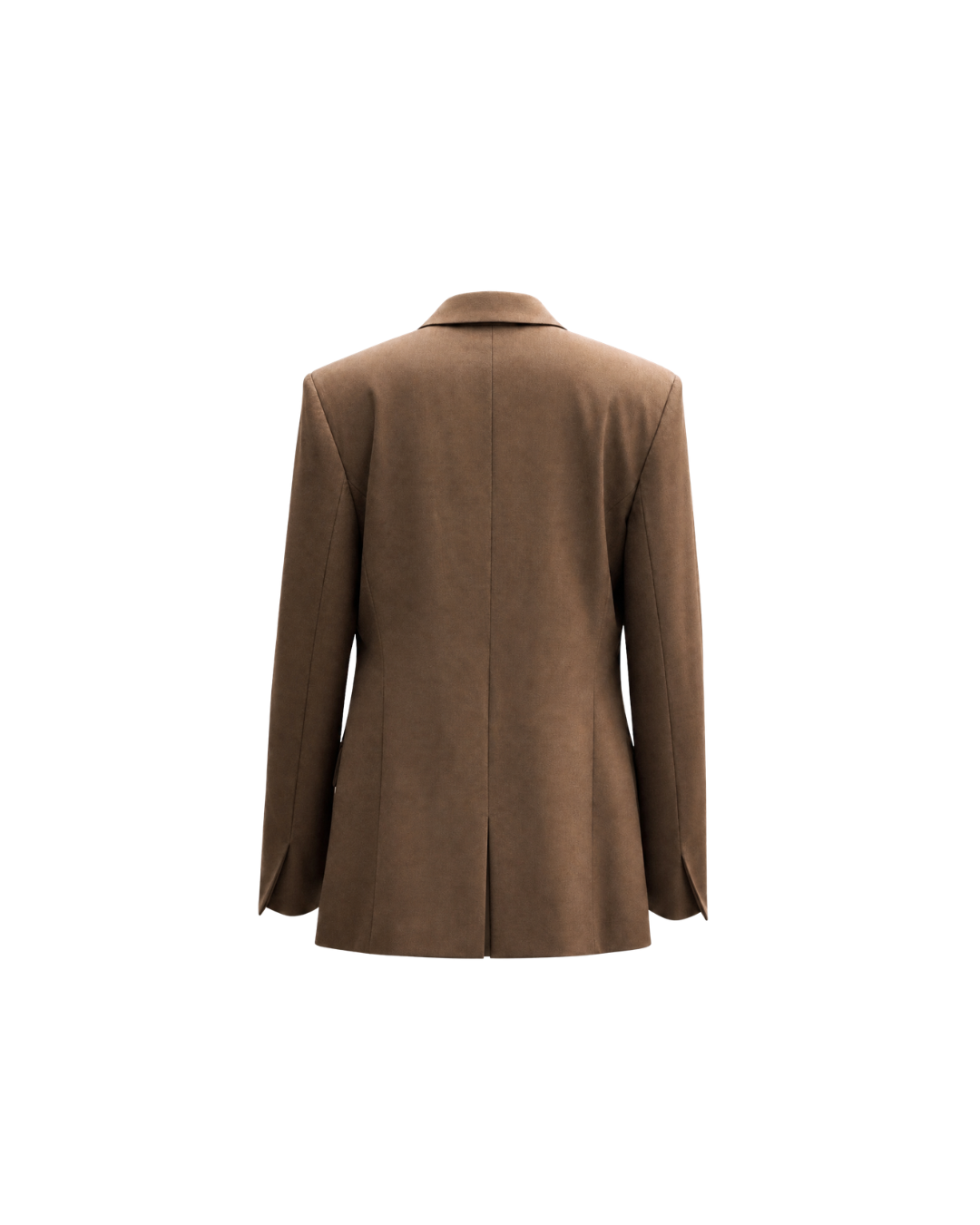 Brown Oversize Relaxed Blazer