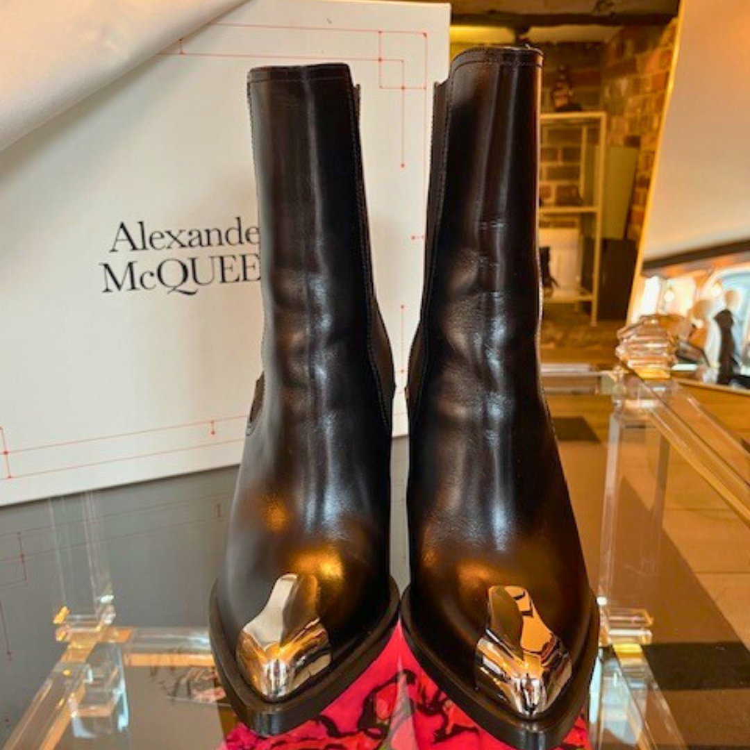 Black Punk Chelsea Boot