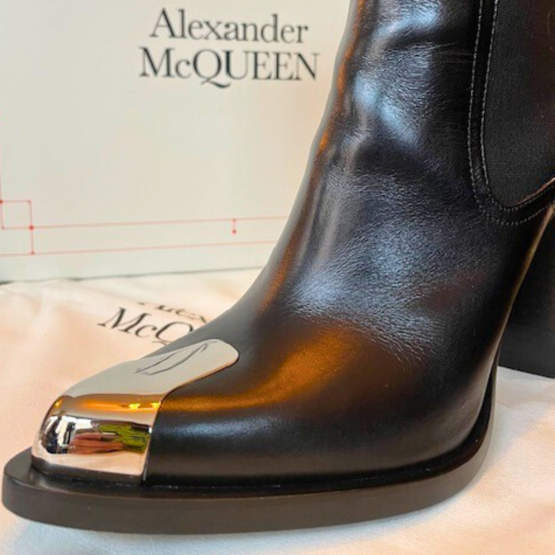 Black Punk Chelsea Boot