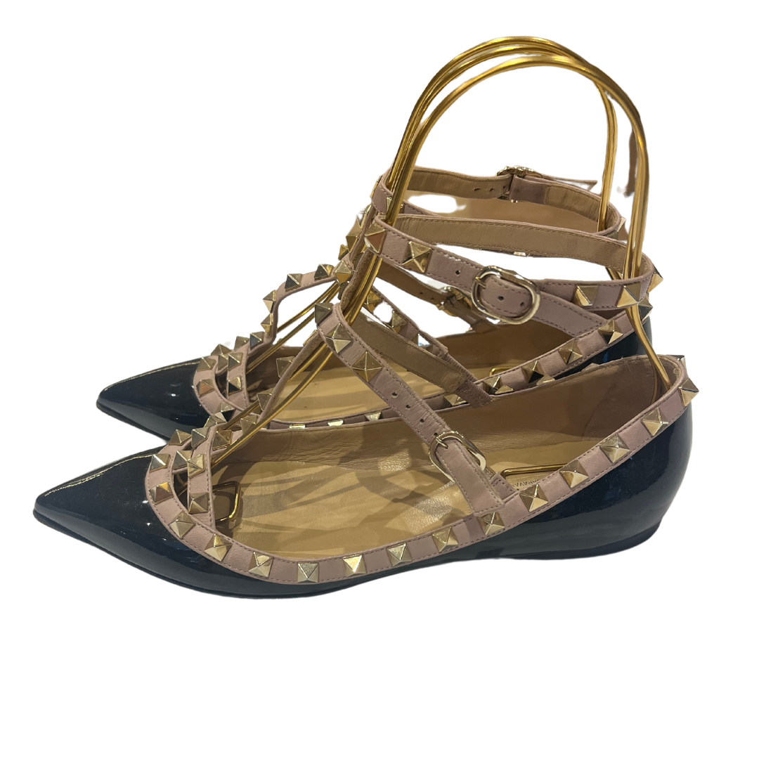 Nude 2025 studded flats